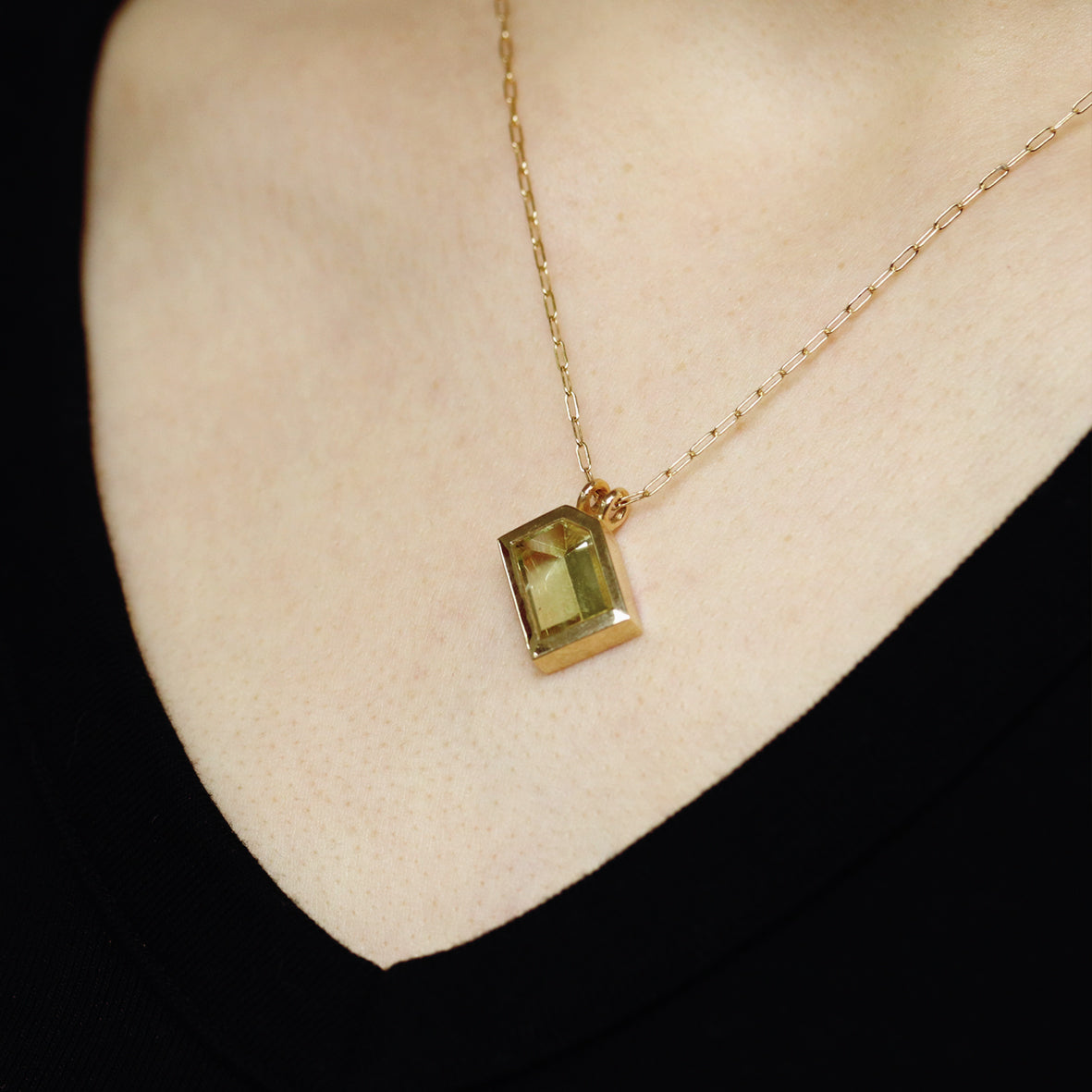 Grüner Beryll Anhänger