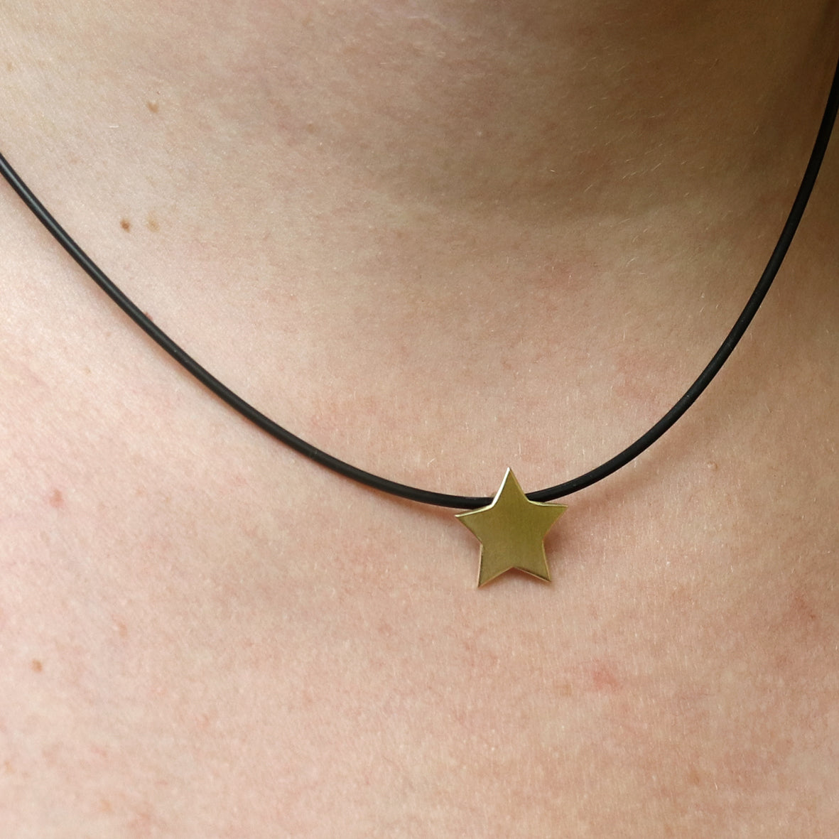 Anhänger Stern Gold