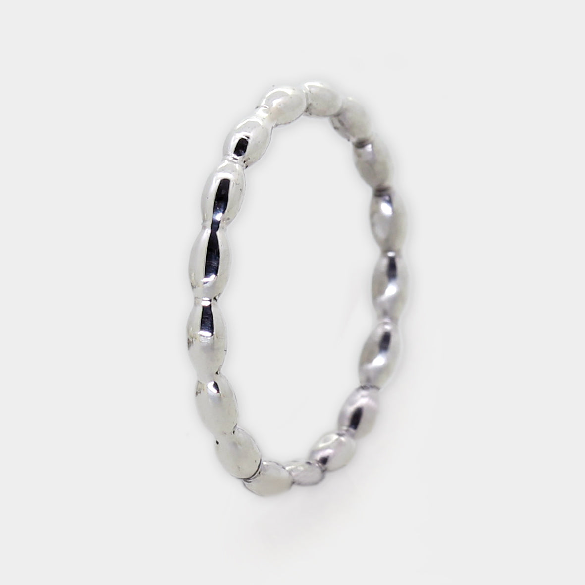 Silber "Oliven"-Rring