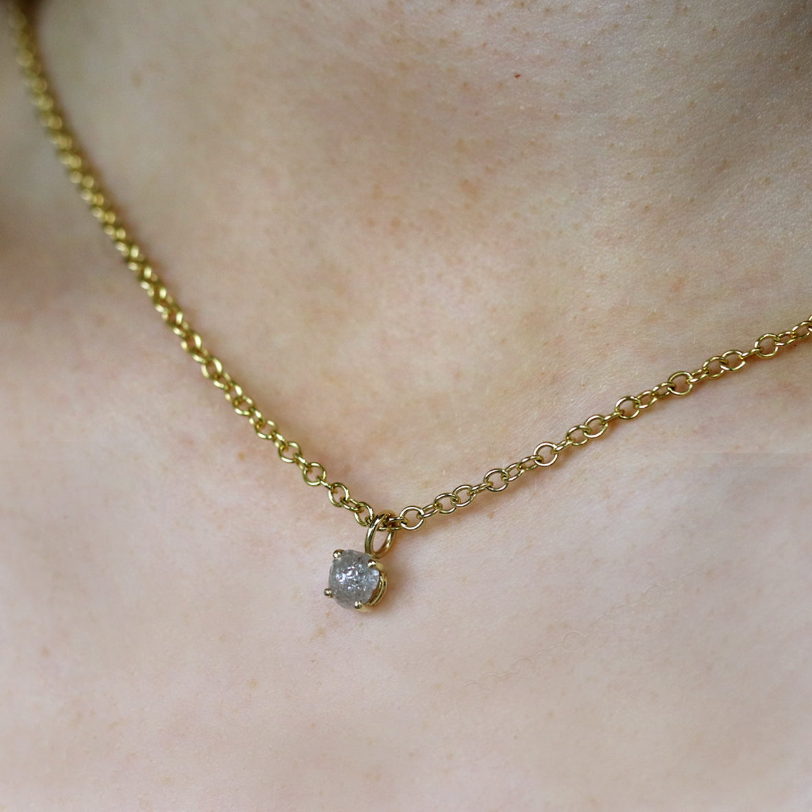 Anhänger Rohdiamant