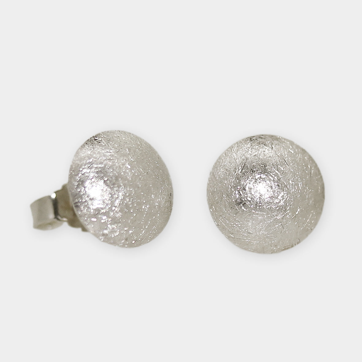 Ohrstecker konvexe Scheibe