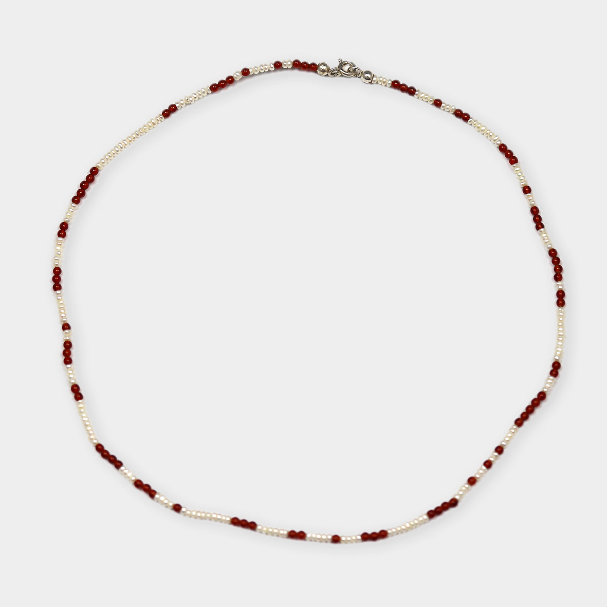 Granat-Perlenkette