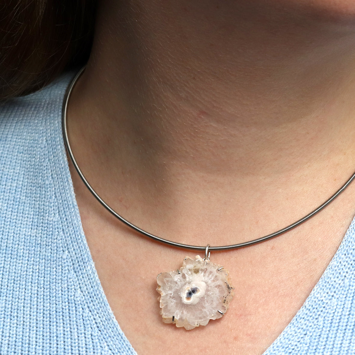 Anhänger Kristallscheibe