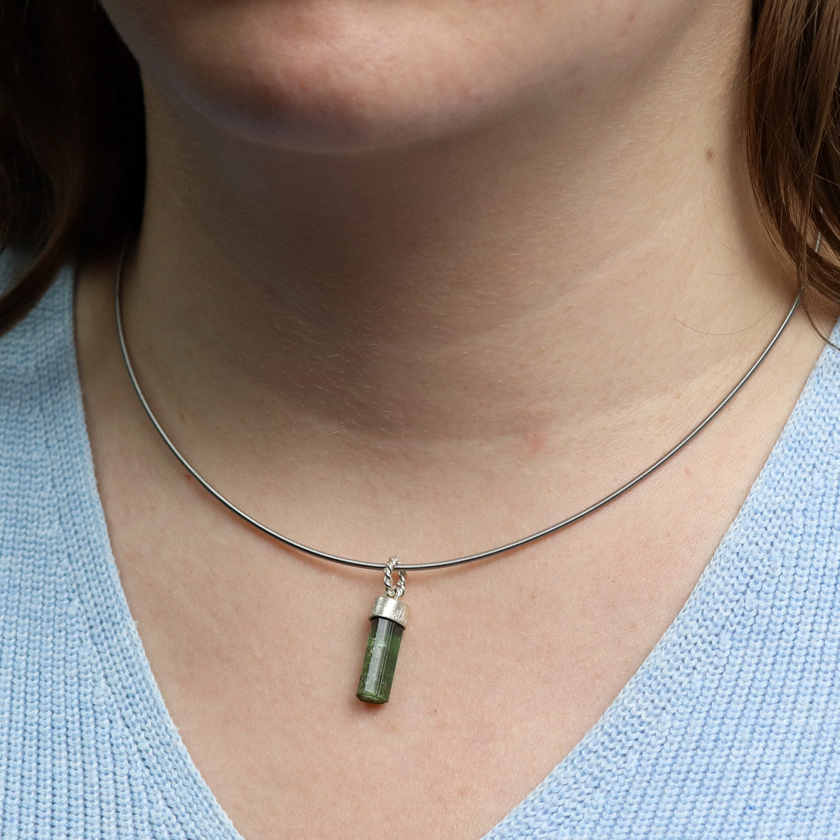 Anhänger Turmalinkristall