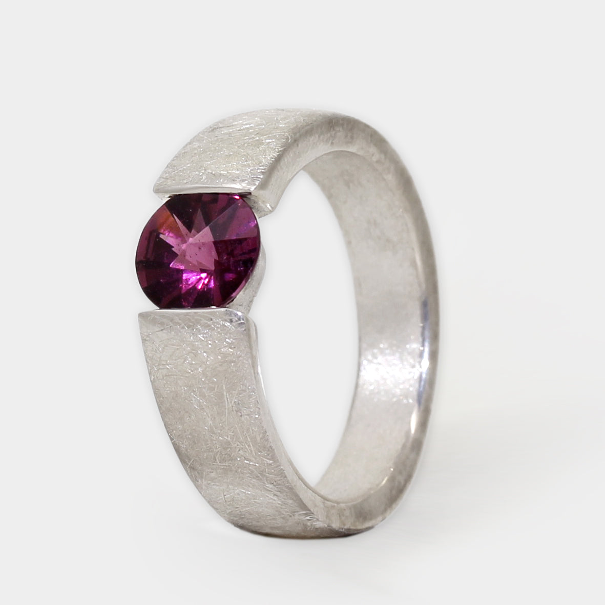 Silberring mit Rhodonit