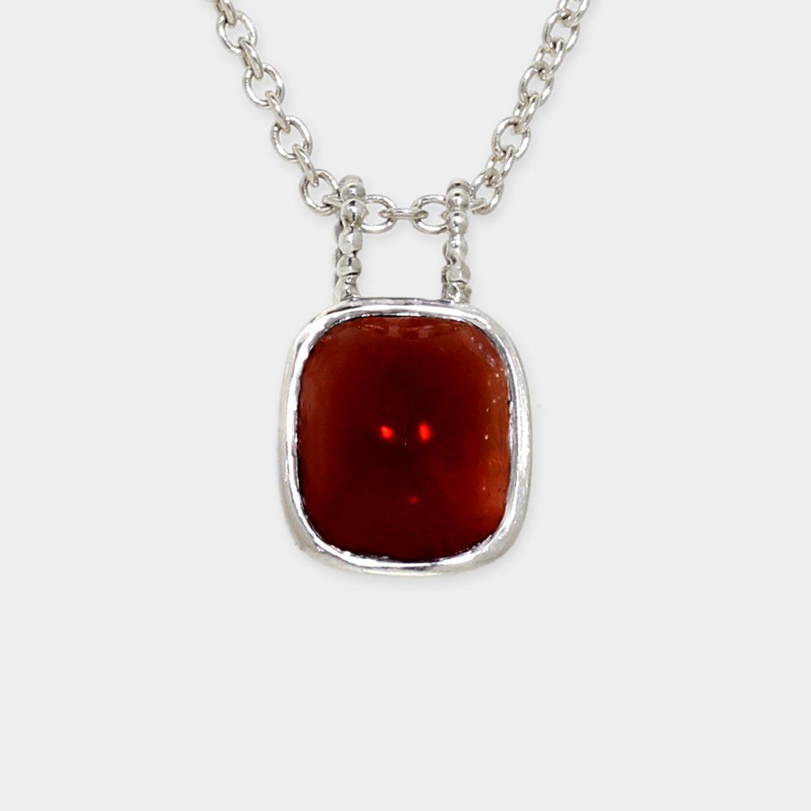 Anhänger Granat Antikschliff
