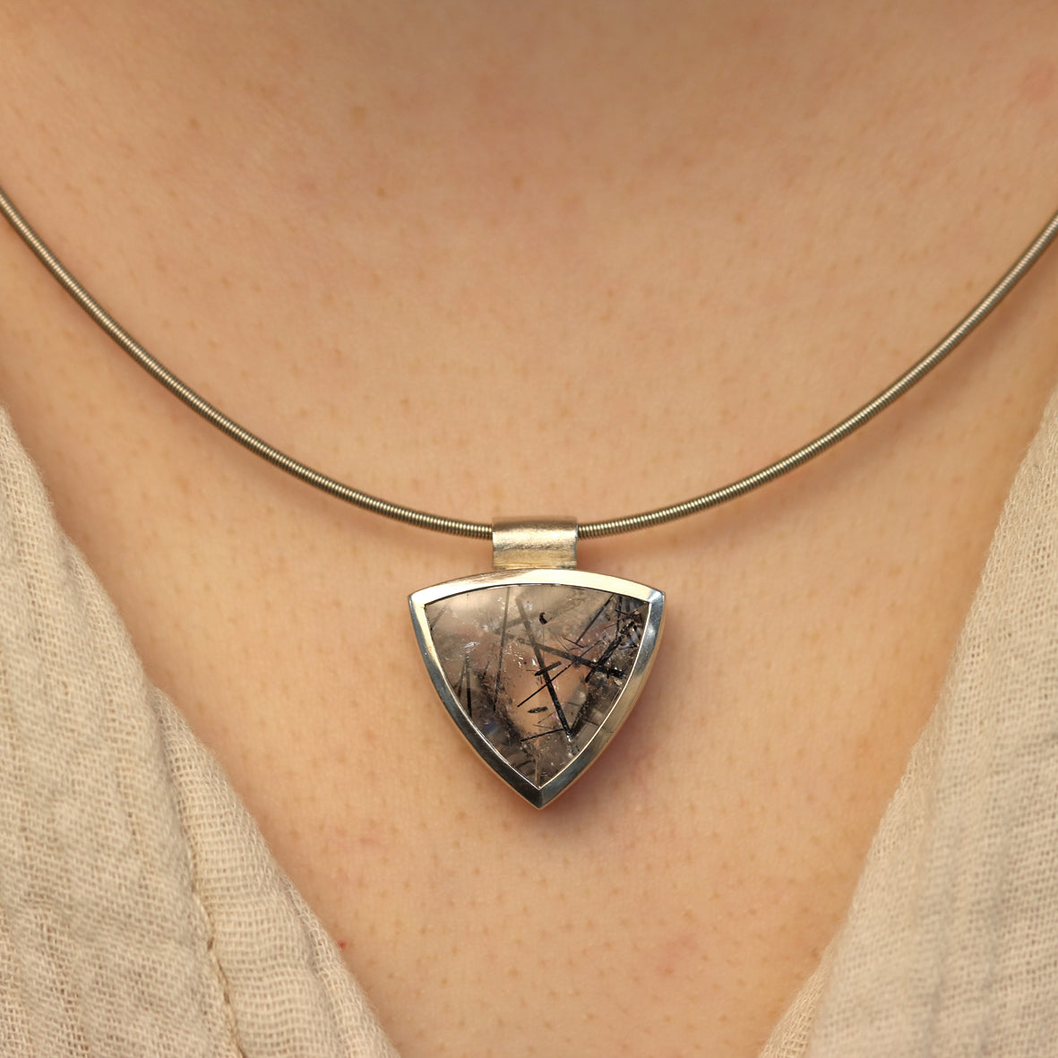 Anhänger Turmalinquarz