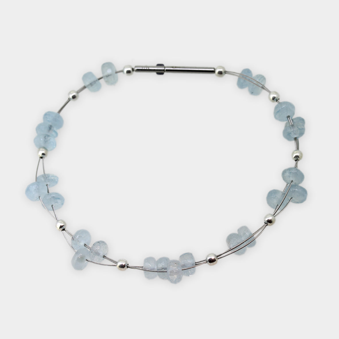 Mehrreihiges Tansanit Armband