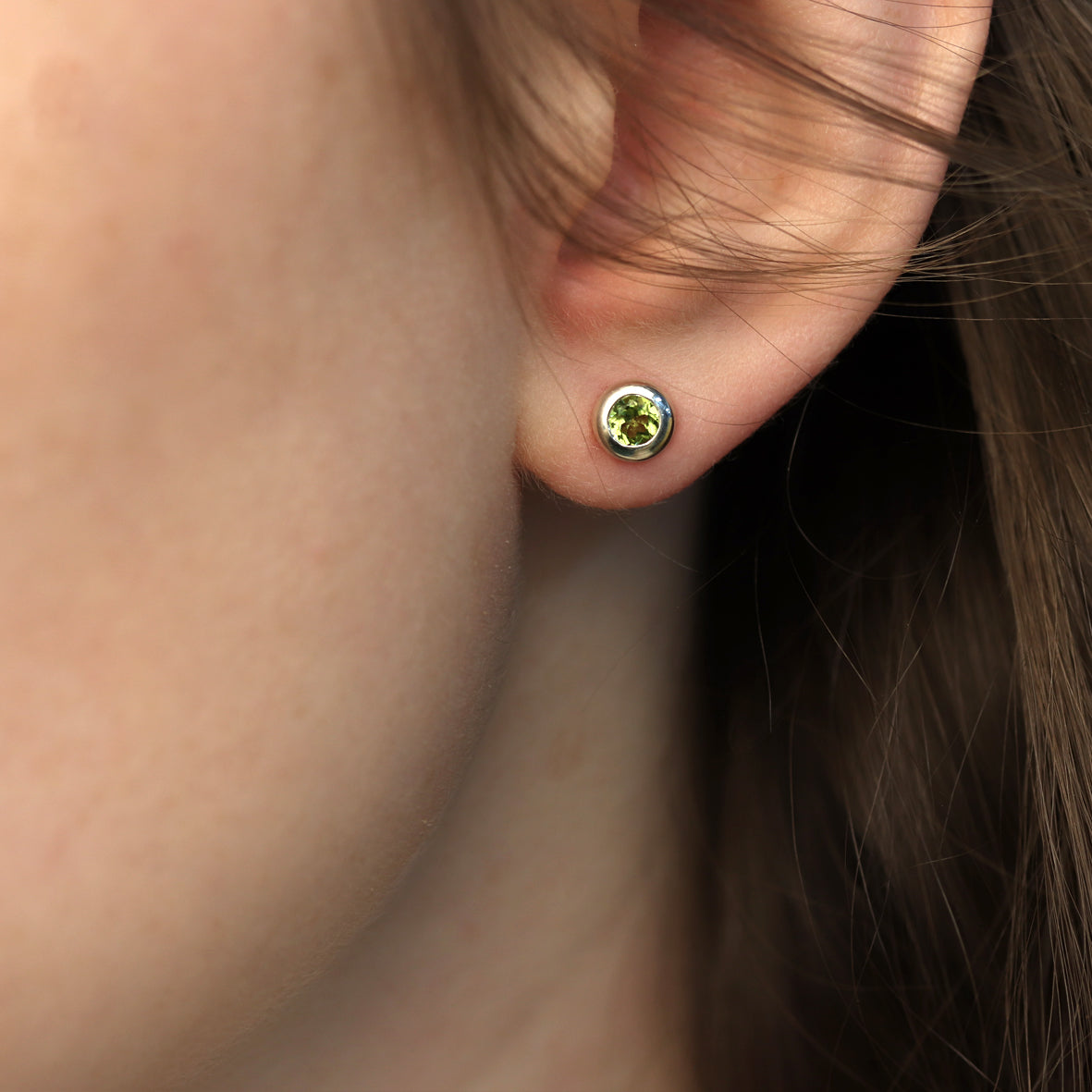 Ohrstecker mit Peridot
