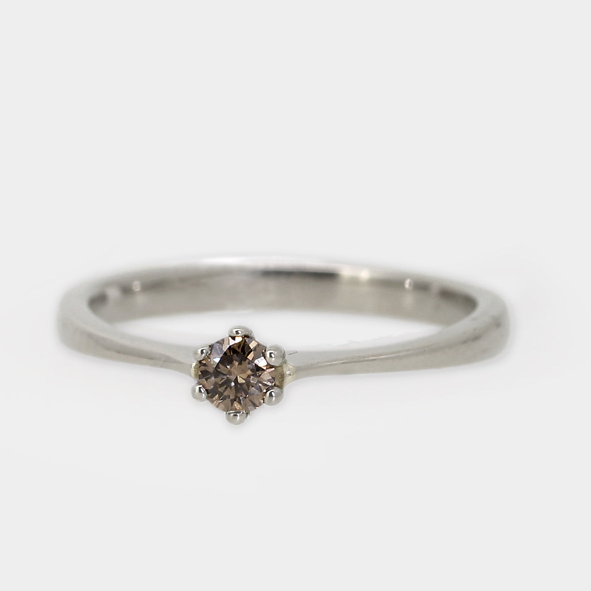 Weißgold Brillantring