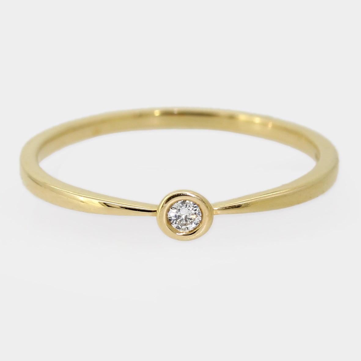 Gelbgold Brillantring