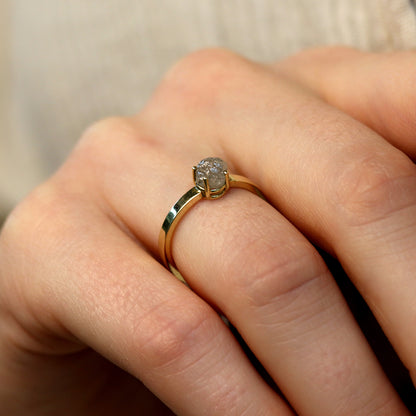 Rohdiamanten Ring