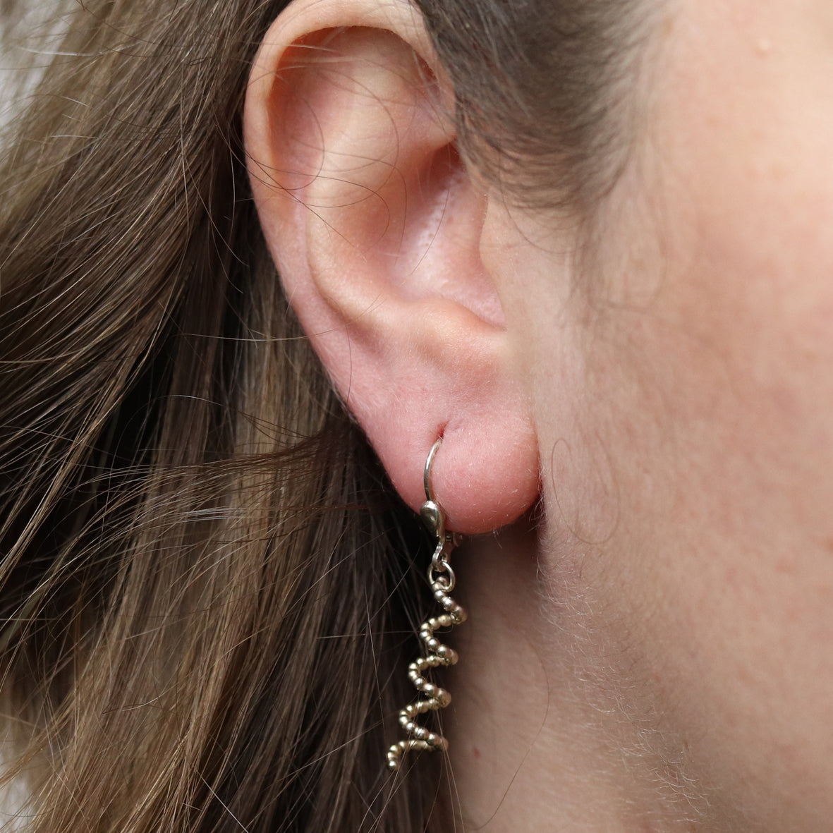 Silber Ohrhänger Spiralen