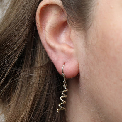 Silber Ohrhänger Spiralen