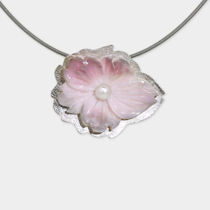 Blütenanhänger Koralle