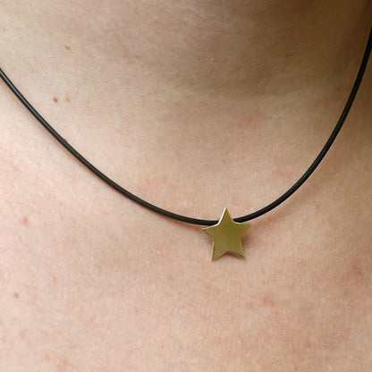 Anhänger Stern Gold