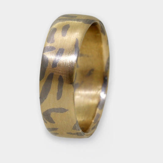 Wabi Sabi Muster in 750‰ Gold