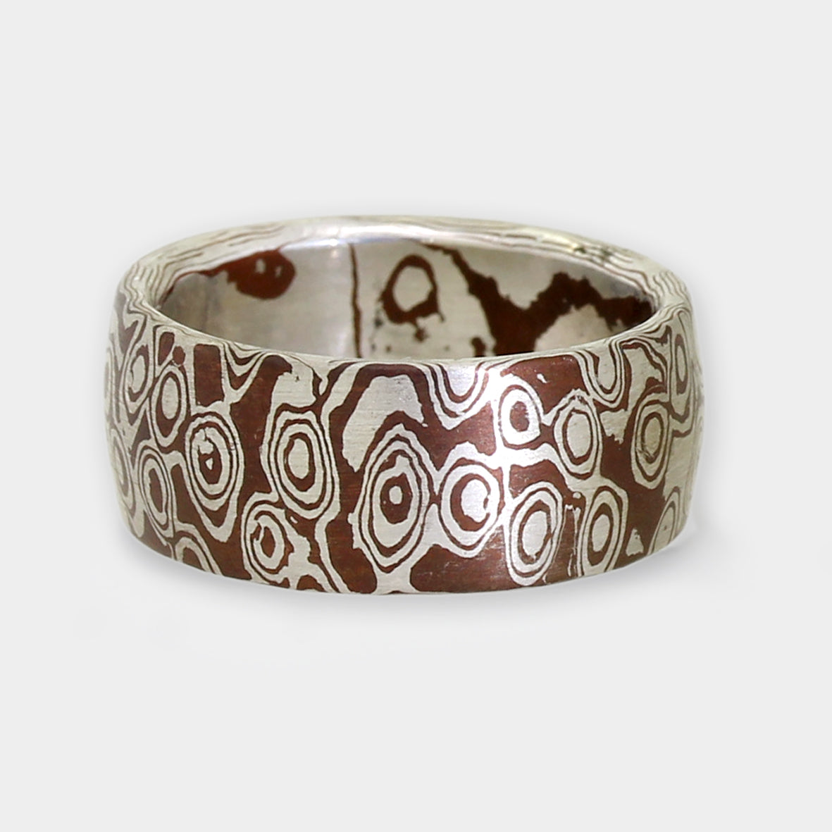 Wilde Augen in Kupfer / Silber