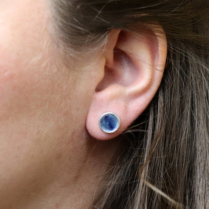 Ohrstecker mit Kyanit / Disthen