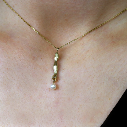 Anhänger organisch mit Perle