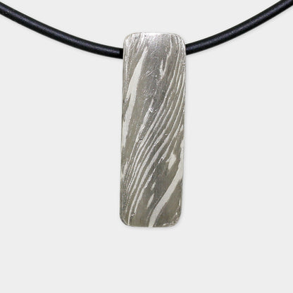 Mokume Gane Anhänger diagonale Linien (Kopie)