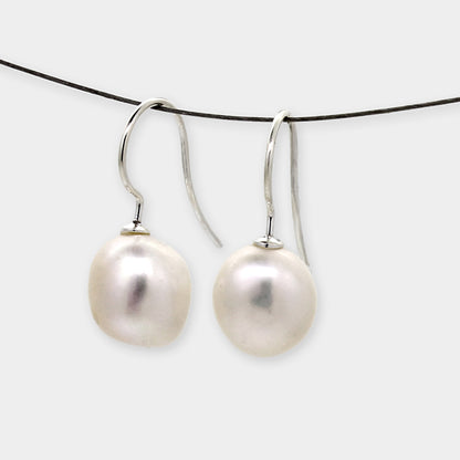 Perlohrhänger Silber