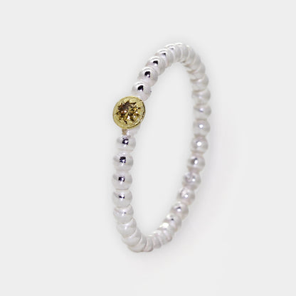 Kugelring mit Brillant