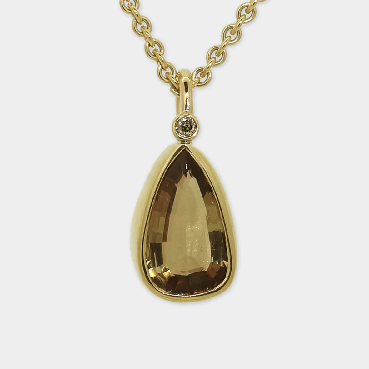 Anhänger Andalusit Tropfen