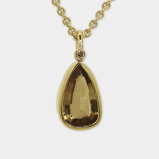 Anhänger Andalusit Tropfen