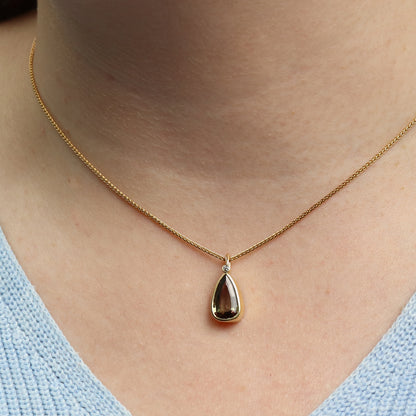 Anhänger Andalusit Tropfen