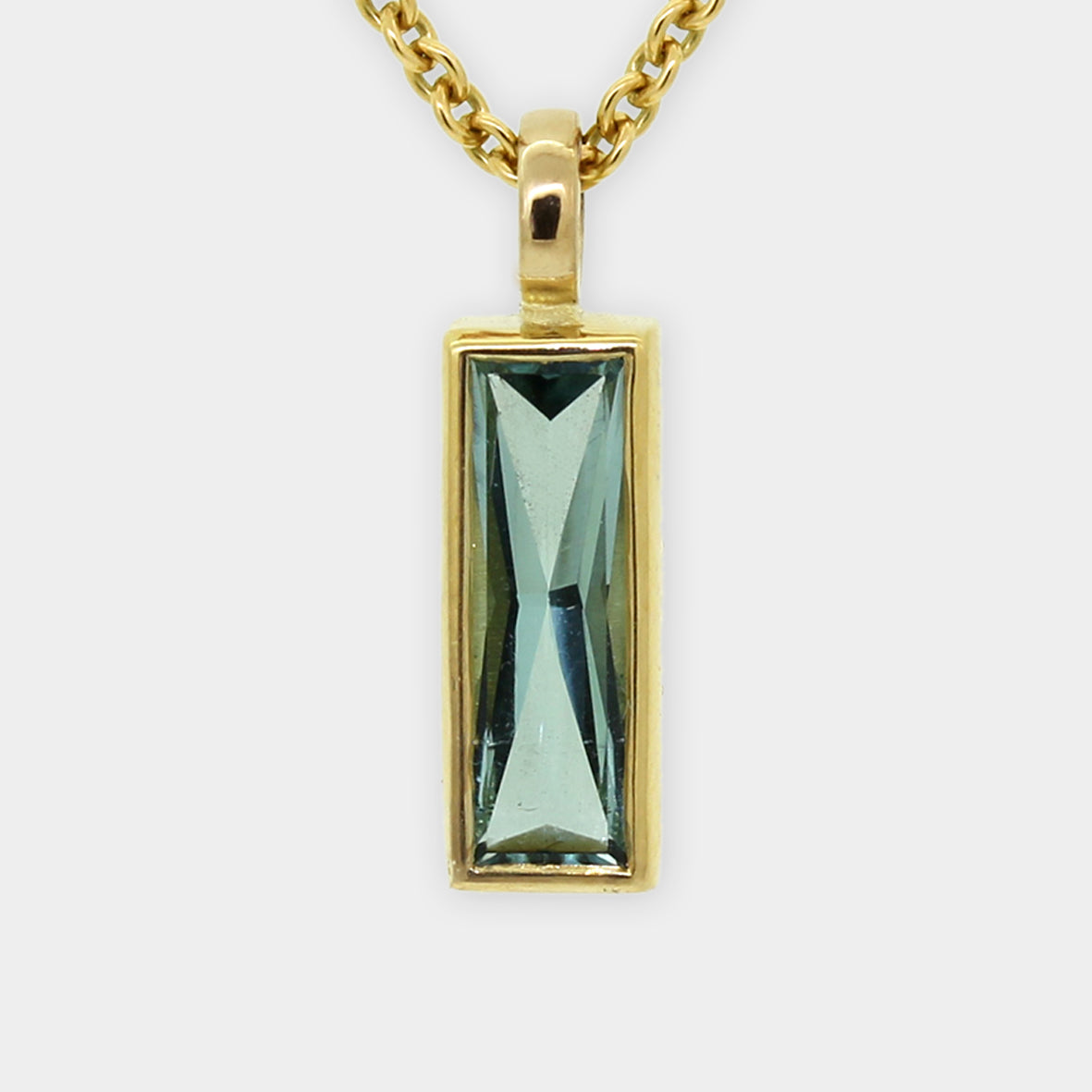 Anhänger Turmalin Rechteck