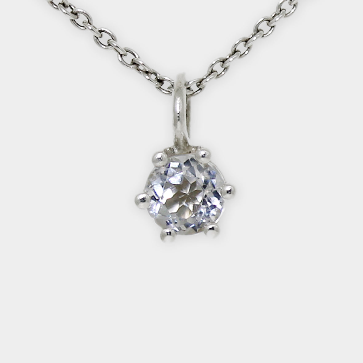 Zart blauer Topas Anhänger