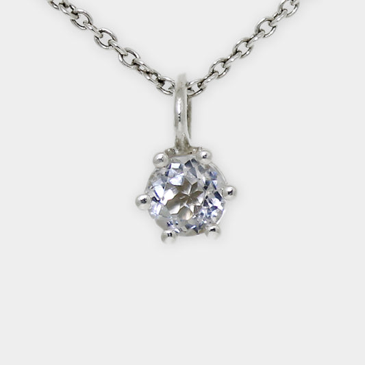 Zart blauer Topas Anhänger