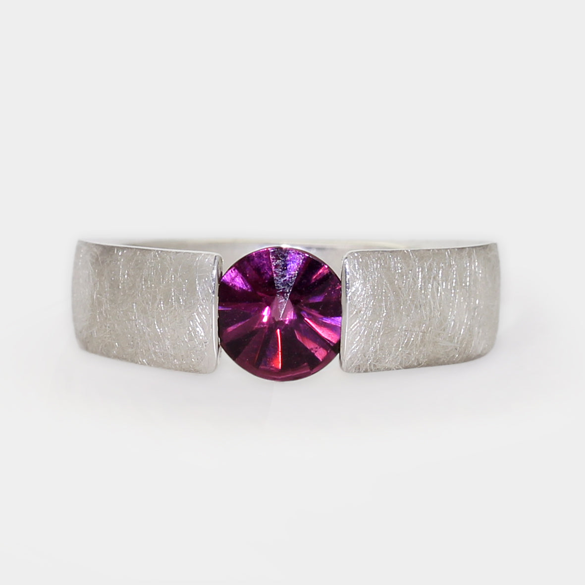 Silberring mit Rhodonit