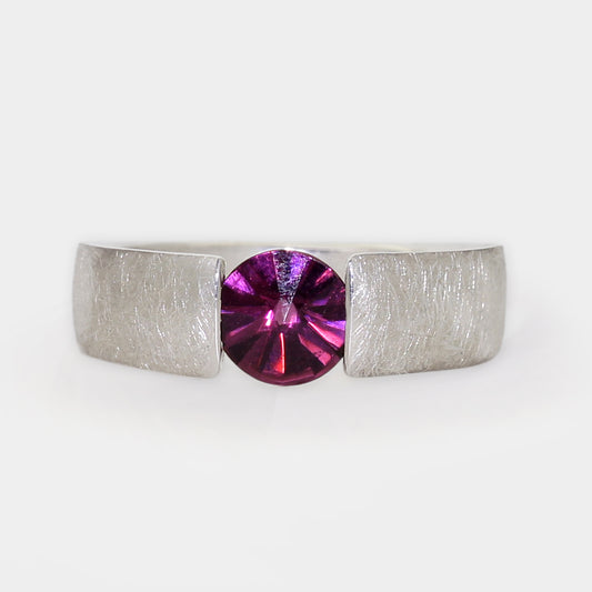Silberring mit Rhodonit