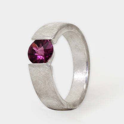 Silberring mit Rhodonit