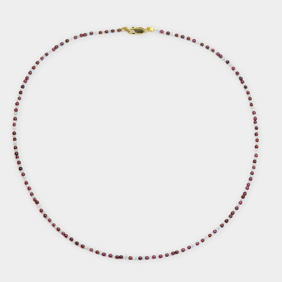 Granat-Bergkristall Kette