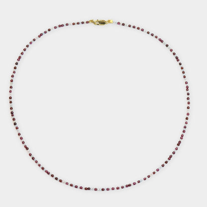 Granat-Bergkristall Kette