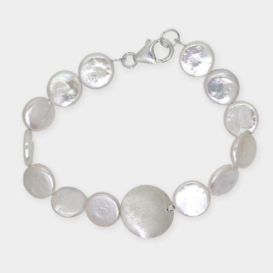 Perlenarmband Keshi